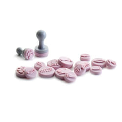 Ibili 789600 shaped food cutter Grey, Pink