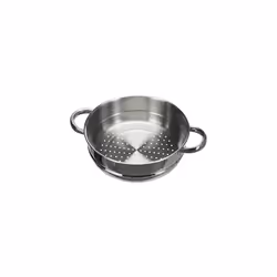 662524 Steam Basket Oslo 24 cm of Stainless Steel, Silver, 24 x 24 x 7 cm