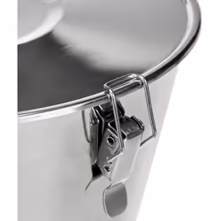 IBILI Stainless Steel Flan Mold 61 oz, Made in Spain, Water Bath Cheesecake Pan, Pudding Pan for Baking with Lid