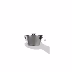 IBILI Stainless Steel Flan Mold 61 oz, Made in Spain, Water Bath Cheesecake Pan, Pudding Pan for Baking with Lid - Additional view 4