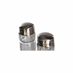 IBILI Clasica Salt and Pepper Shaker Set with Holder, Stainless Steel, Silver/Transparent, 27 x 12 x 6 cm