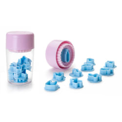 Ibili 8411922435498 moule pour cookies Bleu, Rose