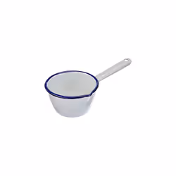 Blanca Conical Saucepan with Spout 10 cm whiteBlue enamelled steel 10 x 10 x 6 cm