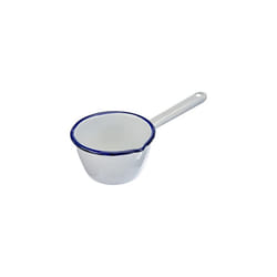 Blanca Conical Saucepan with Spout 10 cm whiteBlue enamelled steel 10 x 10 x 6 cm