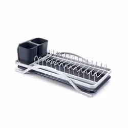 Ibili Dish and Cutlery Drainer Plastic and Aluminium Metallic 16 x 5 x 7 cm