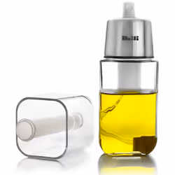 Ibili 701218 oil/vinegar dispenser 0.18 L Bottle Glass, Stainless steel Stainless steel, Transparent