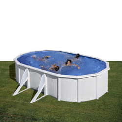 Gre KIT500ECOB above ground pool Framed pool Oval 14550 L Blue, White