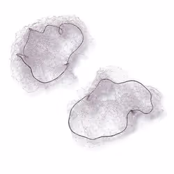 Beter 2 invisible hair nets. Brown, blond & grey, Brown, Grey, White, Nylon, 2 pc(s)