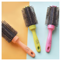 Beter Deslía Bright Day Adult Round hairbrush Black, Fuchsia 1 pc(s)