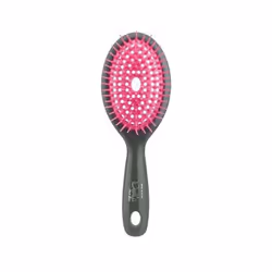 Beter Deslía Hairflow Small, Adult, Paddle hairbrush, Black, Fuchsia, ABS, Thermoplastic elastomer (TPE), Spain, 1 pc(s)