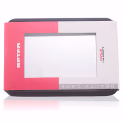 Beter Stand mirror with frame, Freestanding, Rectangular, Table, Black, Plastic, Black