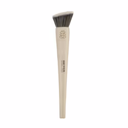 Beter NATURAL FIBER SLANTED LIQUID FOUNDATION BRUSH Beige, Kabuki brush, Angled & Flat, Fine, Synthetic, Beige, Women