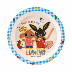 Bing 3Pcs Wooden Kids - Plate, Bowl and Tumbler Lunch Dinner Set