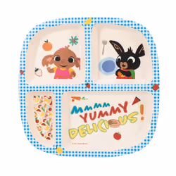 Bing 3 Section Childrens Divided Breakfast Lunch Dinner Plate