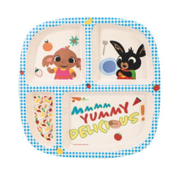 Bing 3 Section Childrens Divided Breakfast Lunch Dinner Plate