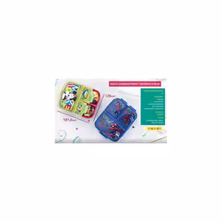 Spiderman Kids Childrens 3 Compartment Sandwich Lunch Box