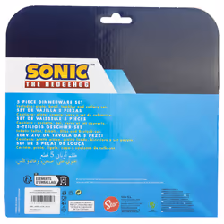 Sonic The Hedgehog 5 piece plate set
