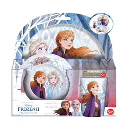 Frozen II Elements 3 Pcs Melamine Set (Plate, Bowl & Tumbler 260ml)