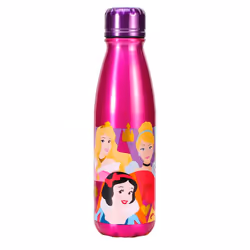Disney Princess Children's Aluminum Reusable Water Bottle 600ml