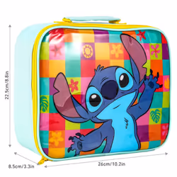 Disney Stitch Insulated Bag, Perfect for Hot or Cold Snacks, BPA Free