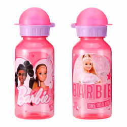 Barbie 370ml Water Bottle Made of Durable Material Reusable BPA Free