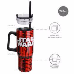 Star Wars 940mL/33oz Double Walled Vacuum Stainless Steel Tumbler