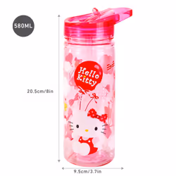 Hello Kitty 580ml Water Bottle Made of Durable Ecozen BPA Free