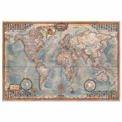Educa 14827 puzzle Jigsaw puzzle 4000 pc(s) World