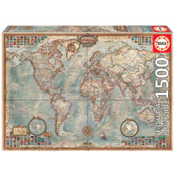 Educa Political Map of The World Jigsaw puzzle 1500 pc(s) Maps