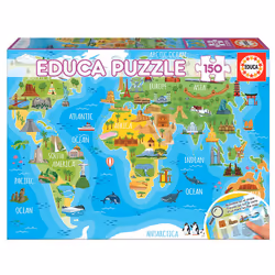 Educa 18116, 150 pc(s), Maps, 6 yr(s)