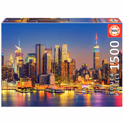 Educa Manhattan at Night, 1500 pc(s), City, 12 yr(s)