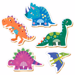 Educa 18873 puzzle Contour puzzle Dinosaurs