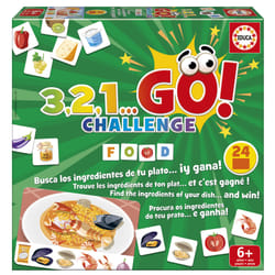 Educa 3,2,1… GO! Challenge Food Card Game Cooking