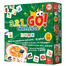 Educa 3,2,1… GO! Challenge Food Card Game Cooking