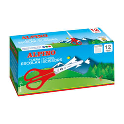 Alpino Scissors Box of 12 scissors for school of 130 mm