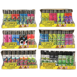 Clipper Lighters Refillable, Sets Of 10, 30, 48 - 10pc Random Prints