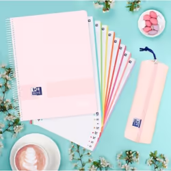 Oxford 400158956 writing notebook A4+ 160 sheets Assorted colours