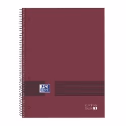 Oxford 400159030 writing notebook A4+ 80 sheets Burgundy