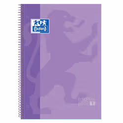 Oxford Europeanbook 1, Image, Purple, A4, 80 sheets, Squared paper, Softcover