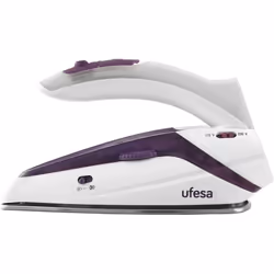 Ufesa PV0500, Dry & Steam iron, Stainless Steel soleplate, 1.9 m, 75 g/min, Purple, White, 15 g/min