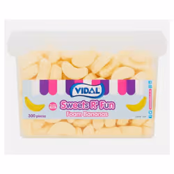 Vidal Foam Bananas Tub 300 Pieces