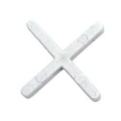 | Tile Spacers for the Correct Placement of Tiles | Quality Base Material | 3 mm Tile Spacers | WHITE TILE SPACERS 1/8" (3 MM.) -(B200 U.) (Packaging
