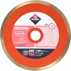 RUBI 30955 Cpc - Pro 180mm Diamond Blade, Grey, 180 mm