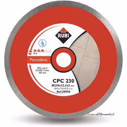 RUBI 30955 Cpc - Pro 180mm Diamond Blade, Grey, 180 mm