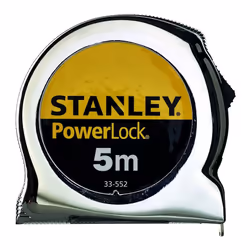 STANLEY Powerlock Tape, 5m Metric Only