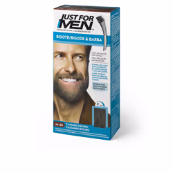 Colorant in gel for mustache, beard and sideburns #dark brown