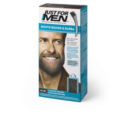 Colorant in gel for mustache, beard and sideburns #dark brown
