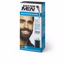 Colorant in gel for mustache, beard and sideburns #black