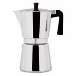 Oroley New Vitro, Moka pot, Silver, Aluminium, 6 cups