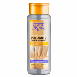Naturaleza y Vida Silver Blonde Shampoo 300 ml, 300 ml, Shampoo, Unisex, Blonde hair, Colored hair, Blonde, Anti-frizz, Colou ...